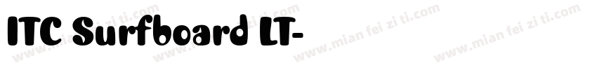 ITC Surfboard LT字体转换